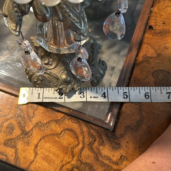 Mid century French country Hollywood style candle holder set - Picture 5 of 5